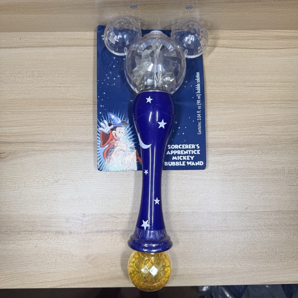 WoW Mickey Mouse‎ Sorcerer's Apprentice Fantasia Bubble Wand Disney Parks Store